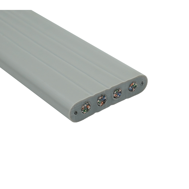 Ravni kabel za dizalo s čeličnom žicom i 4 kabela za spajanje Cat6