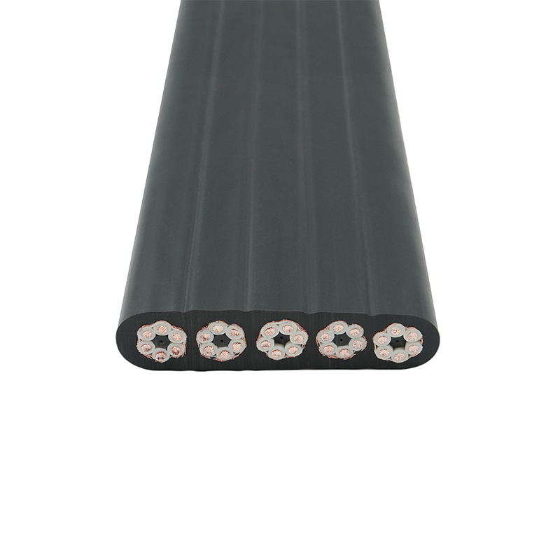 Putujući plosnati kabel s oklopljenim spojnim plaštom dizalice