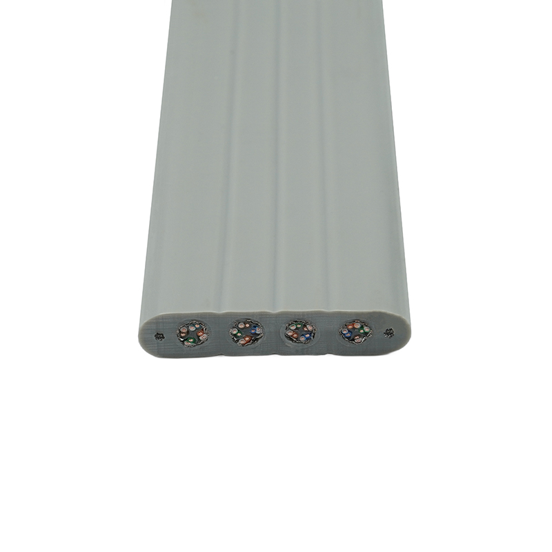 Ravni kabel za dizalo s čeličnom žicom i 4 kabela za spajanje Cat6