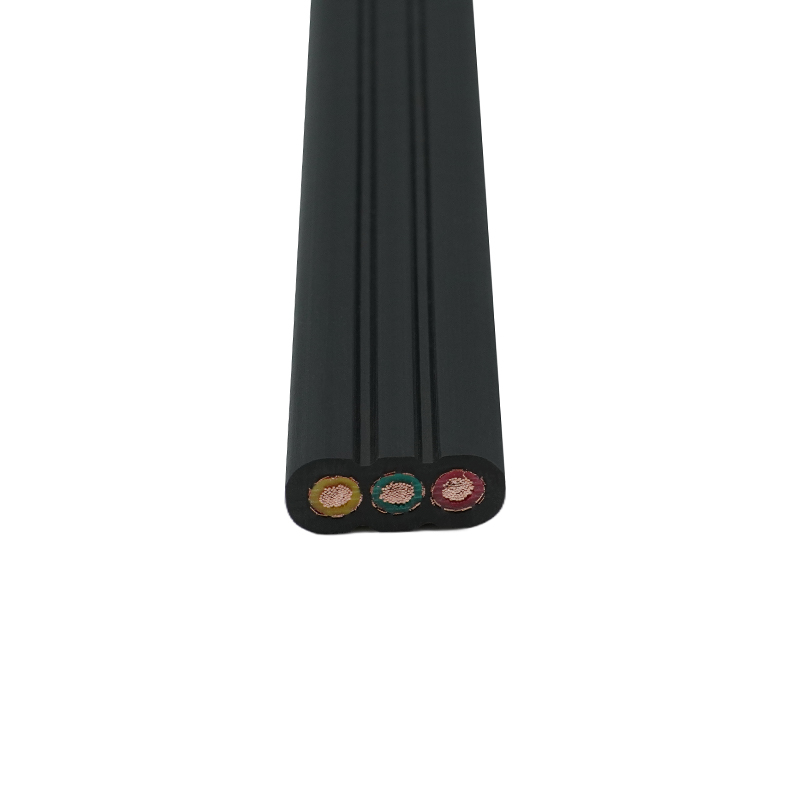 Bakrena jezgra PVC izolirana PVC plaštom oklopljena ravni kabel za dizalo