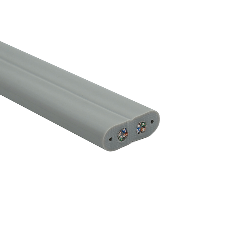 Ravni kabel za dizalo s čeličnom žicom i 2 kabela za spajanje Cat6