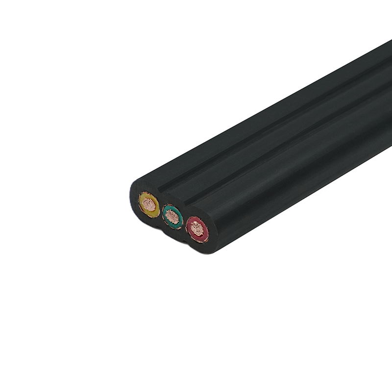 Bakrena jezgra PVC izolirana PVC plaštom oklopljena ravni kabel za dizalo