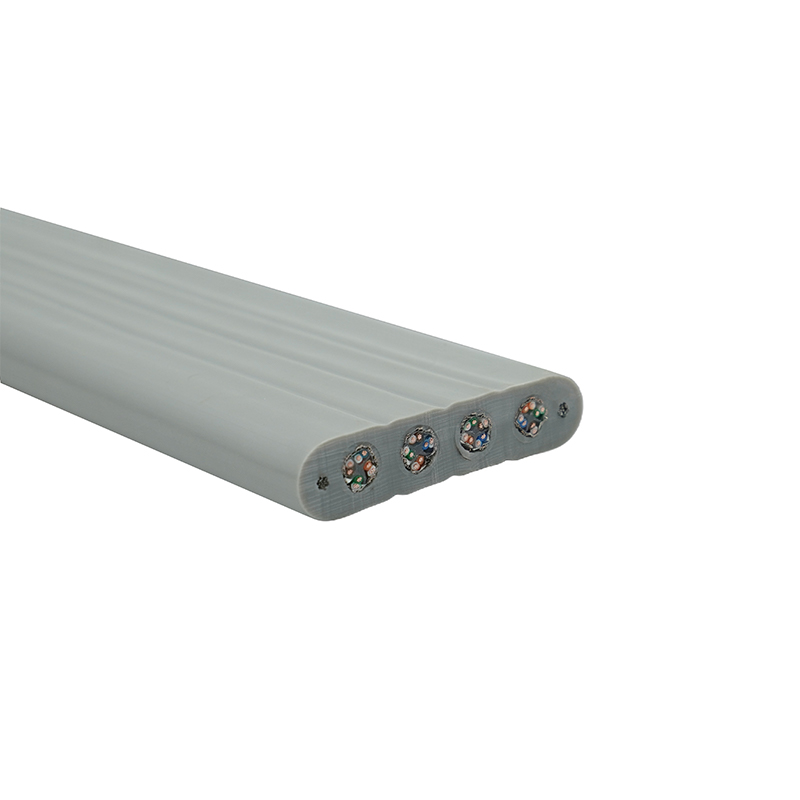 Ravni kabel za dizalo s čeličnom žicom i 4 kabela za spajanje Cat6